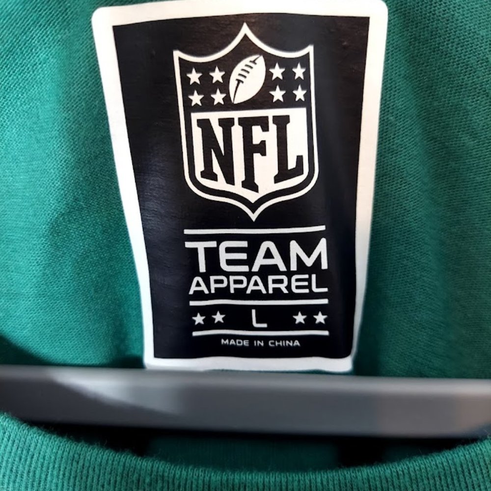 New York Jets Men's T-Shirt Large Green NFL Team Apparal New York Jets Shirt New - Picture 5 of 10